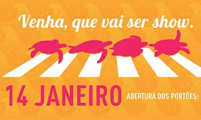 Banda Rock Forever se apresenta no Projeto Tamar  com o apoio da Central de Outdoor