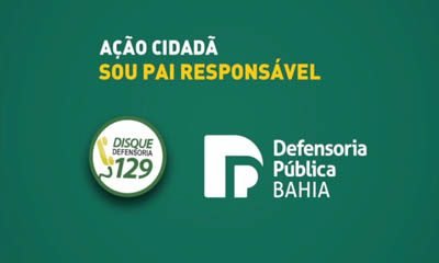 Agência Rocha Comunicação cria campanha para Ação Cidadã da Defensoria Pública do Estado da Bahia