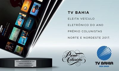 TV Bahia eleita melhor Veículo Eletrônico no Prêmio Colunistas Norte-Nordeste 2017