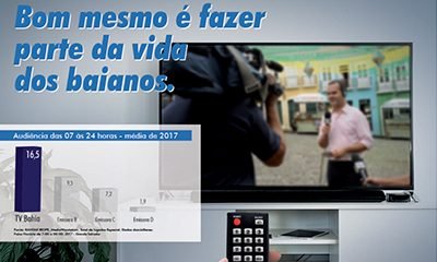 TV Bahia lidera audiência no ano de 2017